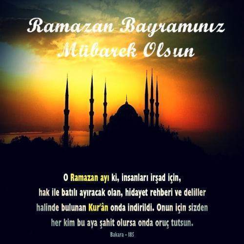 Resimli Ramazan Bayramı Mesajları