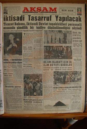 27 Mayıs 1960 Gazete Manşetleri