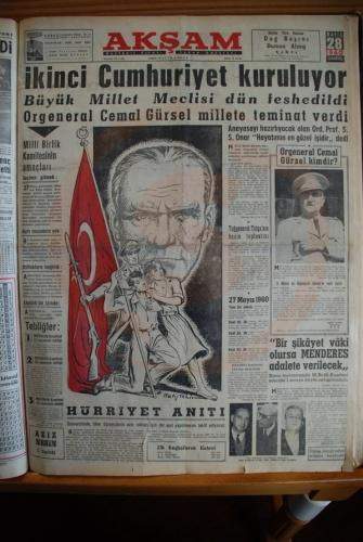 27 Mayıs 1960 Gazete Manşetleri