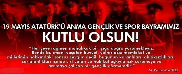 En güzel ve resimli 19 Mayıs mesajları! Atatürk'ü Anma, Gençlik ve Spor Bayramı kutlama mesajları 2018
