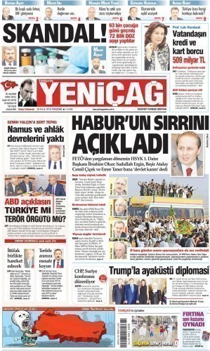 Gazete Manşetleri 26 Eylül 2019