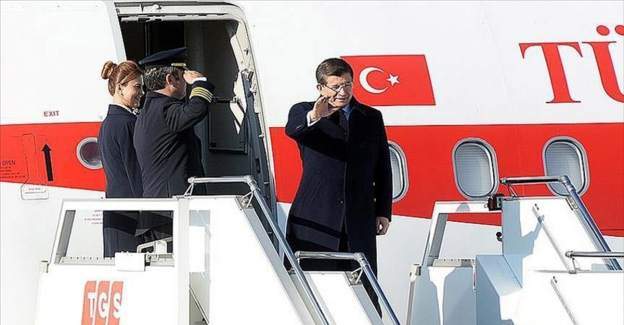 Başbakan Davutoğlu Hollanda'ya gitti
