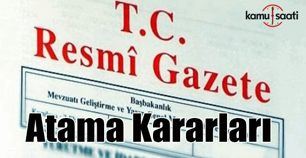 Resmi Gazete'de 25 Şubat 2016 tarihli atama kararları