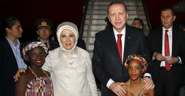 Cumhurbaşkanı Erdoğan'dan Gana ziyareti