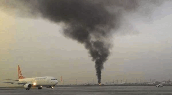 Atatürk Havalimanı'nda yangın paniği!