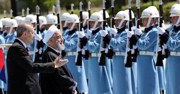 İran Cumhurbaşkanı Ruhani'yi Ankara'da