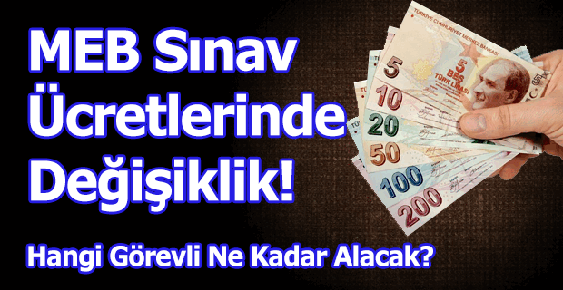 MEB Sınav Ücretlerinde Değişiklik!