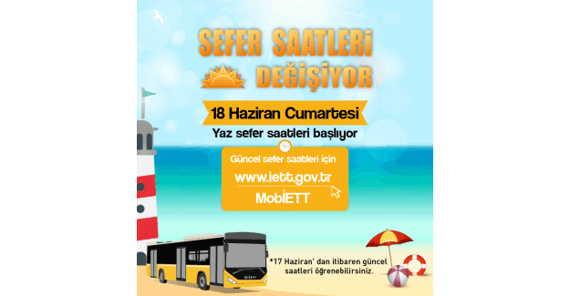 İETT sefer saatleri değişiyor - İstanbul İETT saatleri