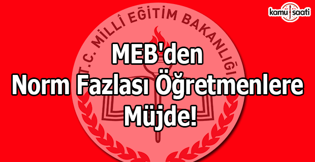 MEB'den norm fazlası öğretmenlere ilişkin önemli açıklama