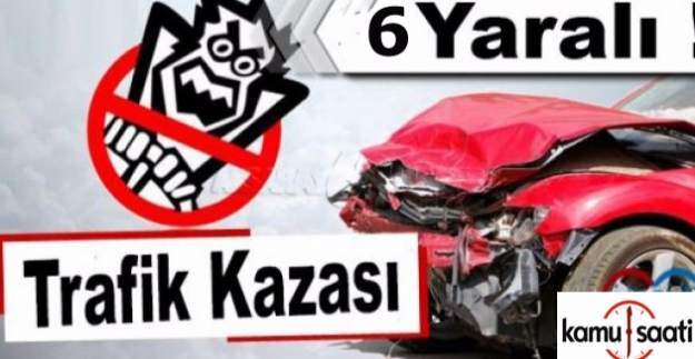 Bursa'da 2 otomobil kafa kafaya çarpıştı!