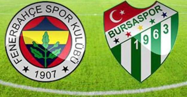 Fenerbahçe Bursaspor maçı bitti!!!