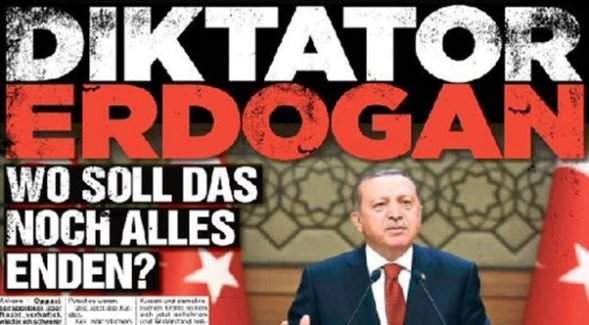 Bild Gazetesi'nin manşetine, Aslan Neferler Tim'den cevap