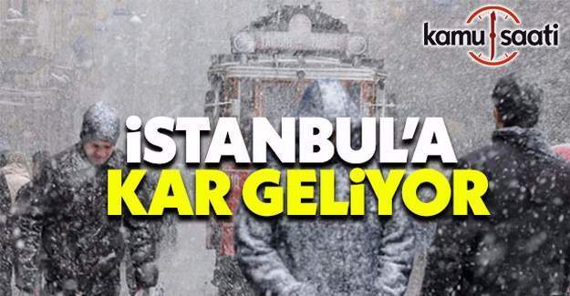 İstanbullular dikkat! Yılın ilk karı geliyor