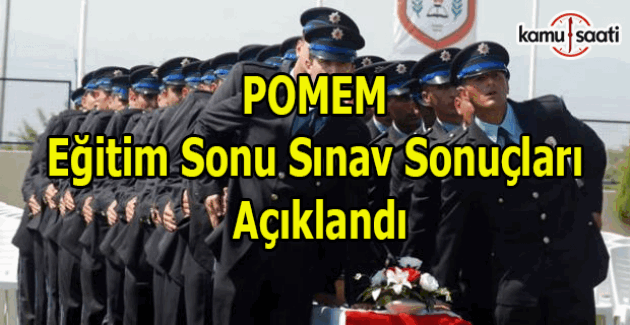 POMEM eğitim sonu sınav sonuçları açıklandı