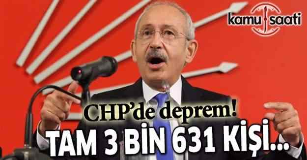 CHP'den 3 bin 631 kişi ihraç edildi