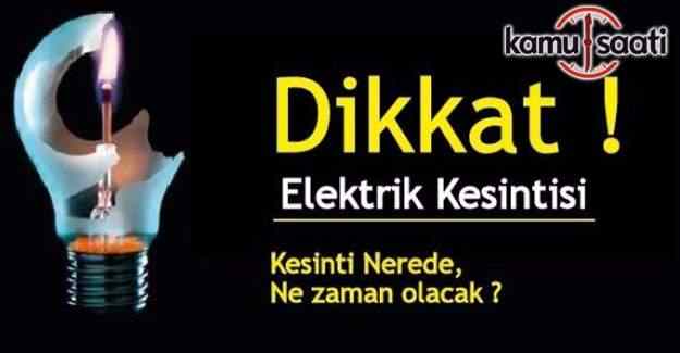 İstanbul'un 10 ilçesinde elektrik kesintisi