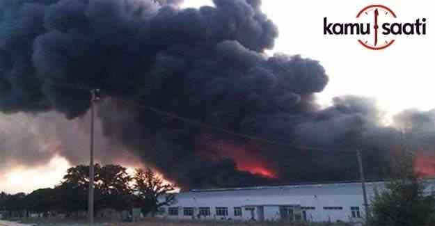 Kocaeli sanayi bölgesinde yangın
