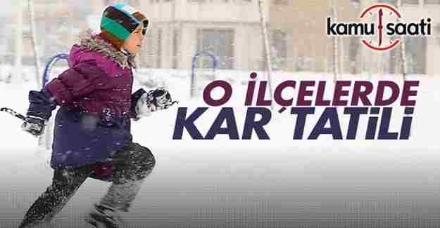 Tunceli'de yarın için eğitime kar engeli