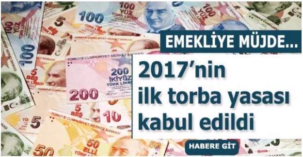 2017'nin ilk torba yasası kabul edildi