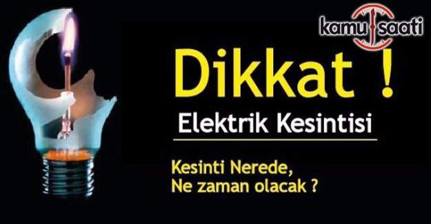 7 Ocak günü İstanbul'un 9 ilçesinde elektrik kesintisi yaşanacak