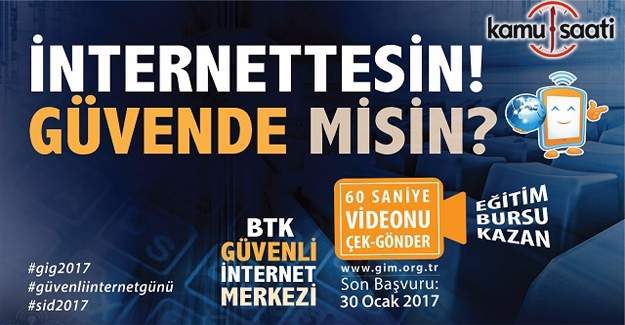 BTK'dan Çek-Gönder Video Yarışması