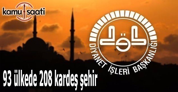 93 ülkede 208 kardeş şehir