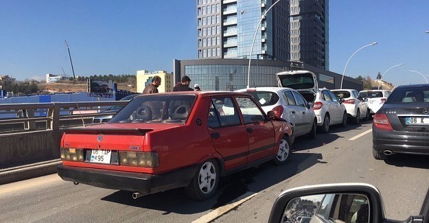 Ankara'da zincirleme trafik kazası