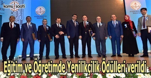 Eğitim ve Öğretimde Yenilikçilik Ödülleri verildi