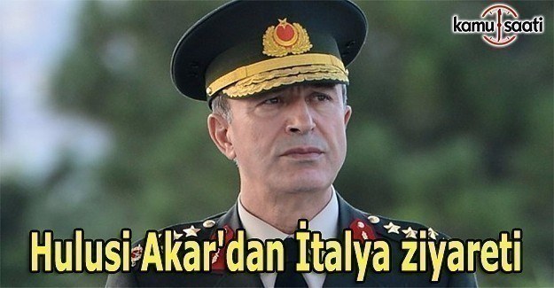 Hulusi Akar'dan İtalya ziyareti