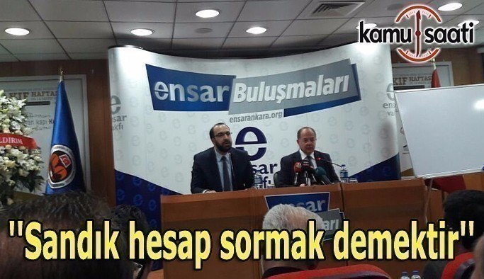 Bakan Akdağ: Sandık hesap sormak demektir