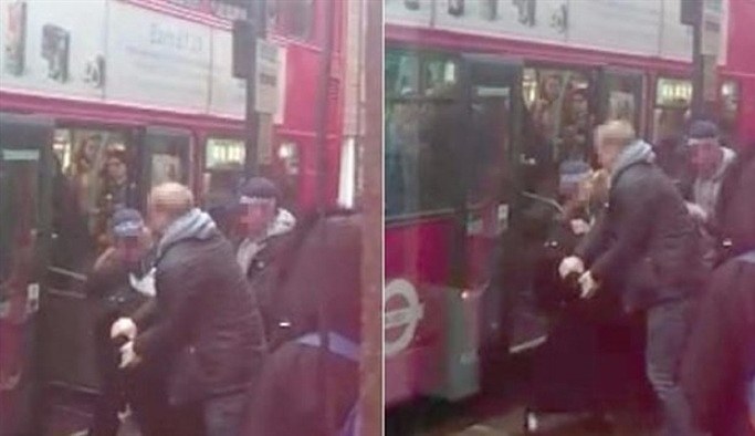 Londra'da Müslüman kadına çirkin saldırı