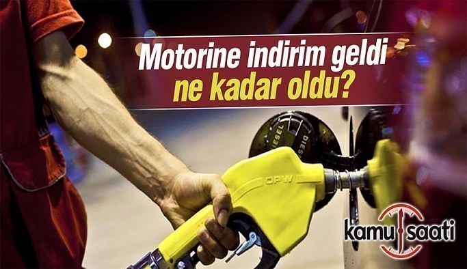 Motorine 13 kuruş indirim yapıldı