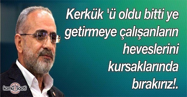 Yalçın Topçu: Kafanı ellerinin arasına al da bir düşün!