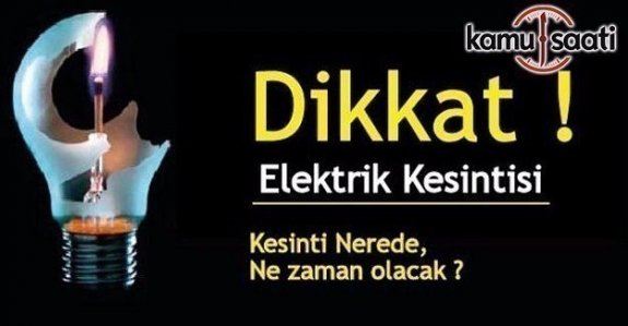 İstanbul'da elektrik kesintisi (3 Haziran)