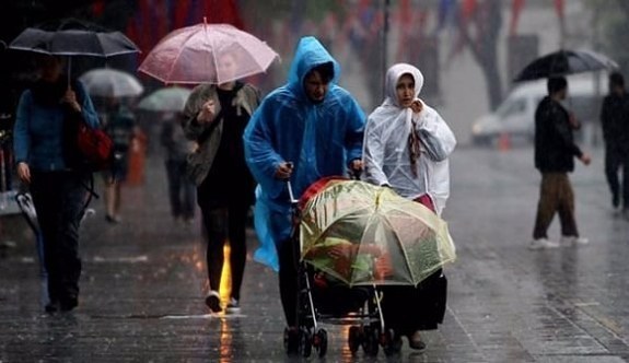 Meteoroloji'den 24 ile kuvetli yağış uyarı