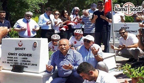 Memur-Sen Ankara İl Başkanı Kır, Kahramankazan'da 15 Temmuz şehitlerini ziyaret etti