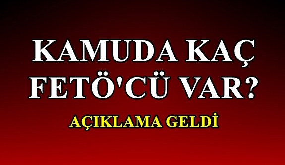 Kamuda kaç FETÖ'cü var? Cumhuriyet Başsavcı Vekili Demir açıkladı