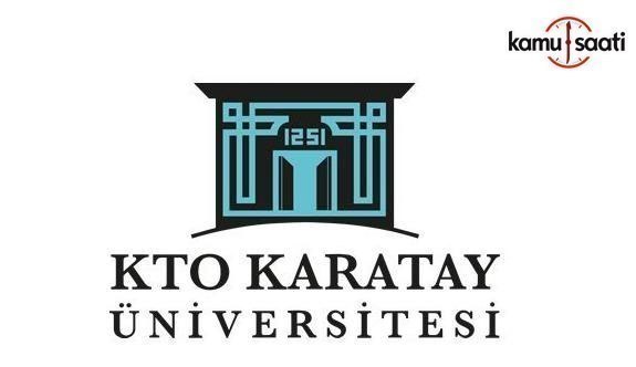 KTO Karatay Üniversitesi Lisans ve Ön Lisans Eğitim-Öğretim ve Sınav Yönetmeliğinde Değişiklik Yapıldı
