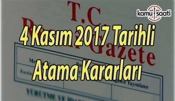 14 Bakanlığa Ait Atama Kararı Resmi Gazete'de yayımlandı