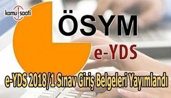 ÖSYM, e-YDS sınav giriş belgelerini yayımladı