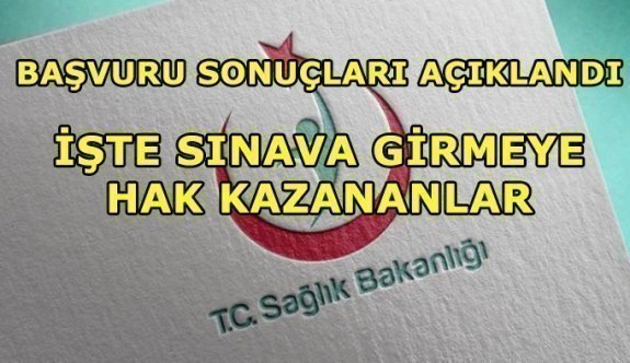 Sağlık Bakanlığı işçi kadrolarına geçiş başvuru sonuçları açıklandı