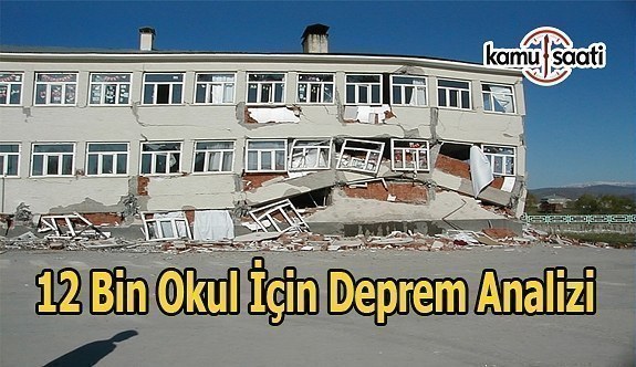 MEB 12 bin okulu deprem riskine karşı analiz etti