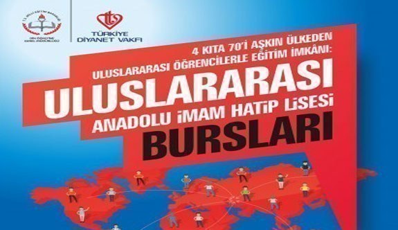 Uluslararası Anadolu İmam Hatip Burs Başvuruları Başladı