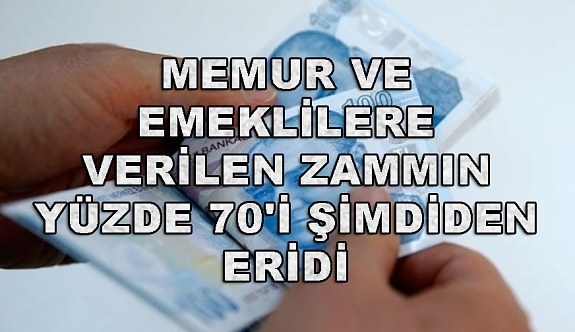 Türkiye Kamu-Sen: Memur ve emeklilere verilen zammın yüzde 70'i şimdiden eridi