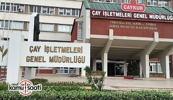 ÇAYKUR Taşra Teşkilatında İstihdam Edilecek Mühendis, Eksper ve Tekniker Pozisyonlarına Ait Sınav ve Atama Yönetmeliği - 8 Kasım 2018 Çarşamba