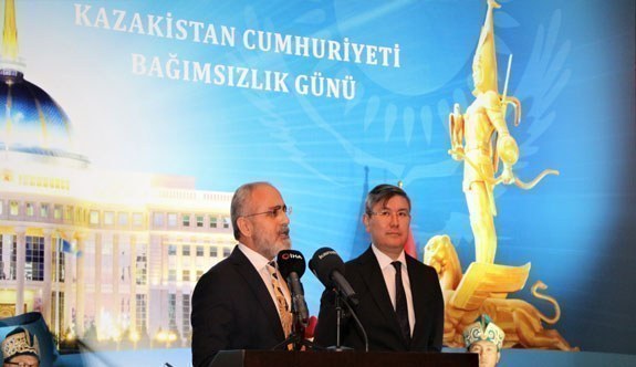 Yalçın Topçu Kazakistan Bağımsızlık Günü Resepsiyonuna Katıldı