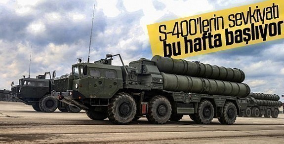 S-400'ler bu hafta yola çıkıyor