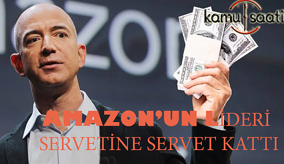 Amazon'un LideriBezos, bir günde servetini sekiz milyar dolar artırdı