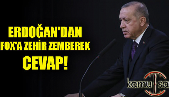 Erdoğan'dan Fox muhabirine Büyük Uyarı!