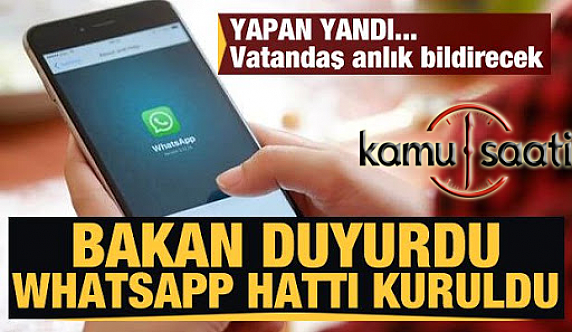 Tarım ve Orman Bakanı Pakdemirli: Alo 174'ün yanında WhatsApp servisi açtı